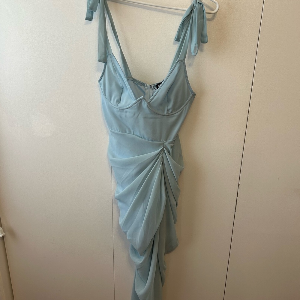 Pretty Little Thing Blue Dress